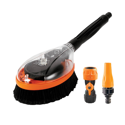 Geared rotating brush kit