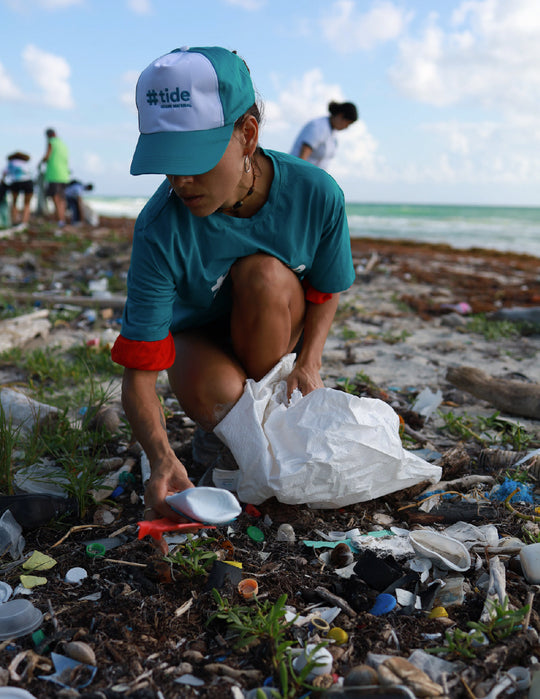 Raccolta dei rifiuti in plastica