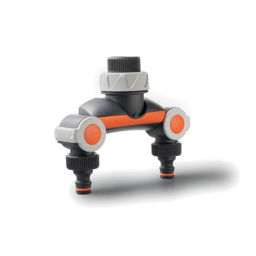 F-TRONIC Scatola Da Incasso Doppia 47 Mm, Arancione, 10 Pezzi, Per Pareti In Cavità, Foro 68 Mm, Viti Preassemblate