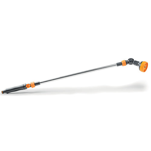 Multi-jet watering wand with adjustable head